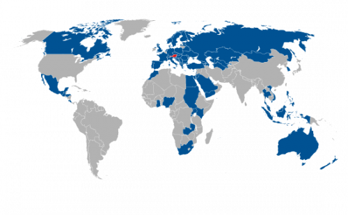 Montavit Weltkarte